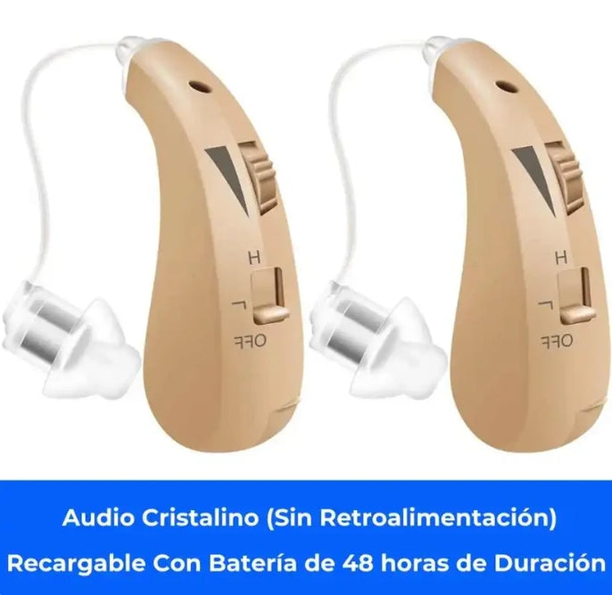 ClarityPro - Audífonos recargables (Oferta especial-COMPRA 1 Y RECIBE OTRO GRATIS)