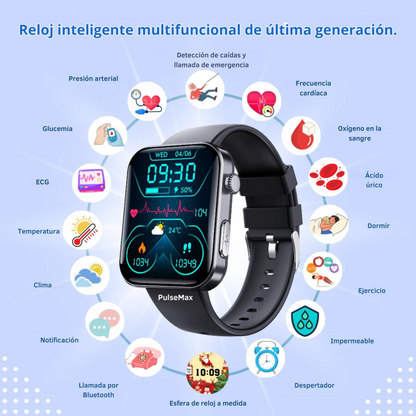 Medidor de glucosa en sangre multifuncional  GLUCOMEDIC + Reloj Monitorizador - COMPRA 1 Y RECIBE OTRO GRATIS