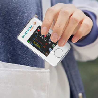 Medidor de glucosa en sangre multifuncional  GLUCOMEDIC + Reloj Monitorizador - COMPRA 1 Y RECIBE OTRO GRATIS